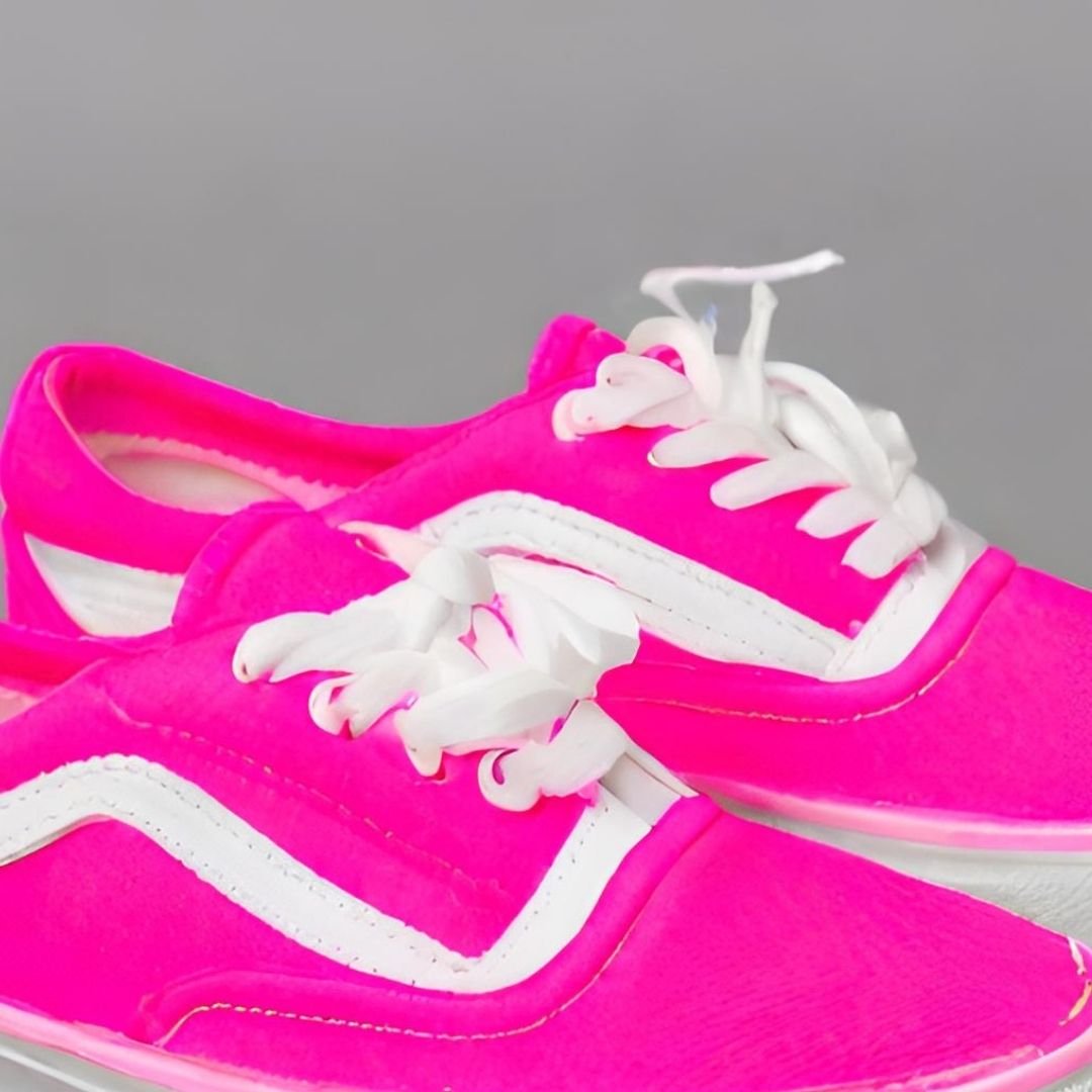 Vibrant Pink Classic Sneakers, view 3