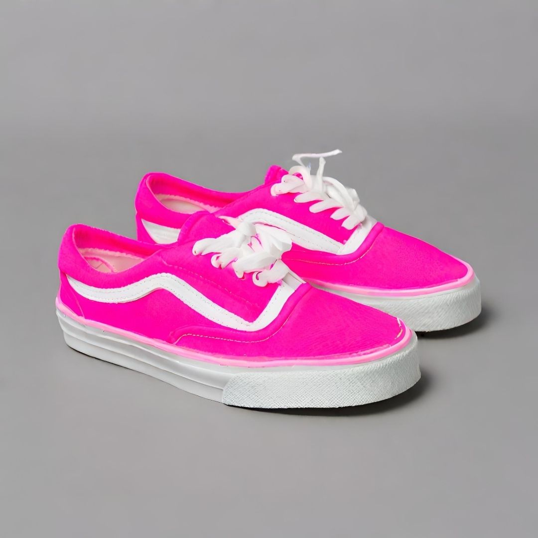 Vibrant Pink Classic Sneakers, view 2